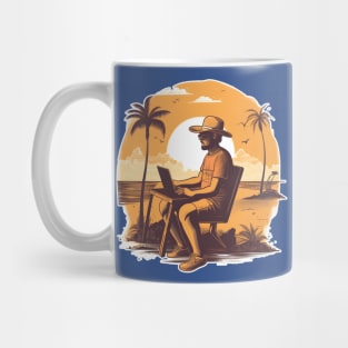 Digital Nomad World Traveler Jetsetter Freelancer Mug